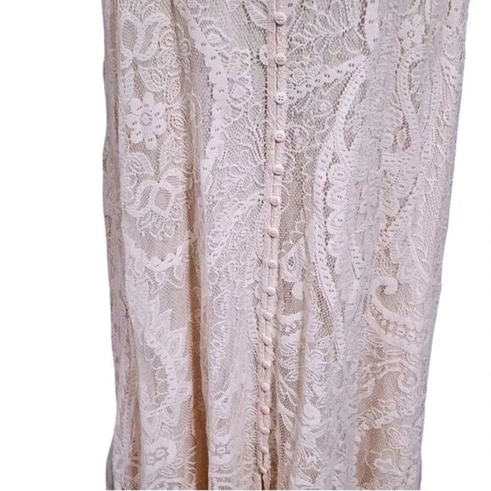 torrid Blush Pink Lace Maxi Dress - Picture 10 of 12